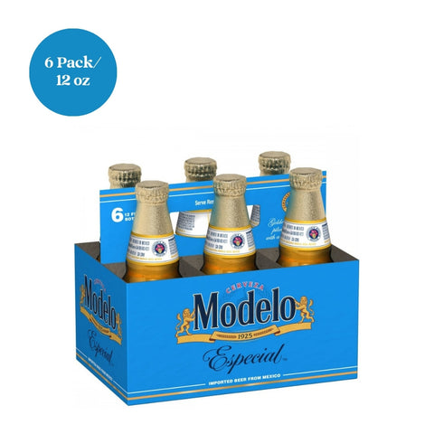 Modelo Especial Lager Beer 6pk 12 fl oz Bottle