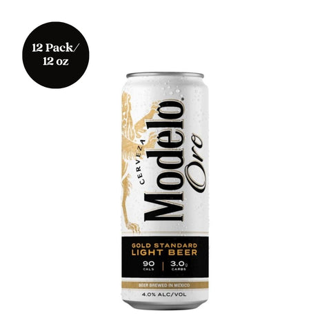 Modelo Oro Lager Beer 12pk 12 fl oz cans