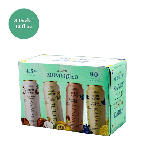 Mom Squad Fruit Infused Vodka Water RTD Cocktail 8pk 12 fl oz Cans