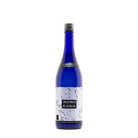 Momokawa Silver Tokubetsu Junmai Sake 750mL