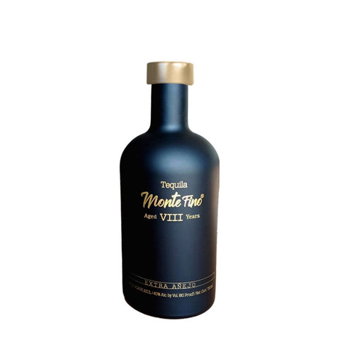 Monte Fino Extra Añejo 11 Yr Tequila with Box, Flask and Shots 750mL