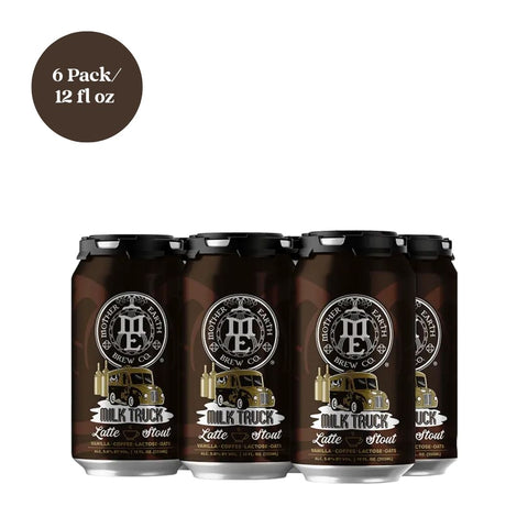 Mother Earth Milk Truck Latte Stout Beer 6pk 12 fl oz Cans