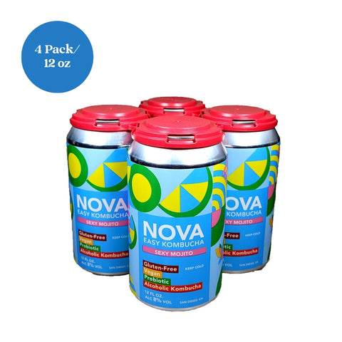 Nova Sexy Mojito Easy Kombucha 4pk 12 fl oz