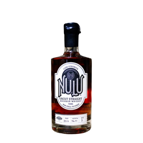 Nulu Cask Strength Uncut Bourbon Whiskey 750mL