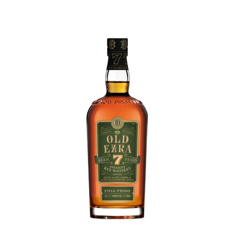 Old Ezra 7yr Straight Rye Whiskey Full Proof 750mL