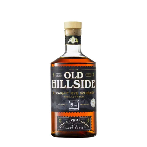 Old Hillside Straight Rye Whiskey "The Last Rye'd" 5yr Single Barrel 750mL