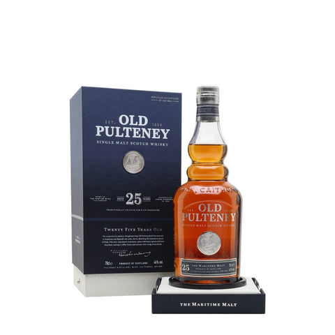 Old Pulteney 25 yr Single Malt Scotch Whisky 750mL