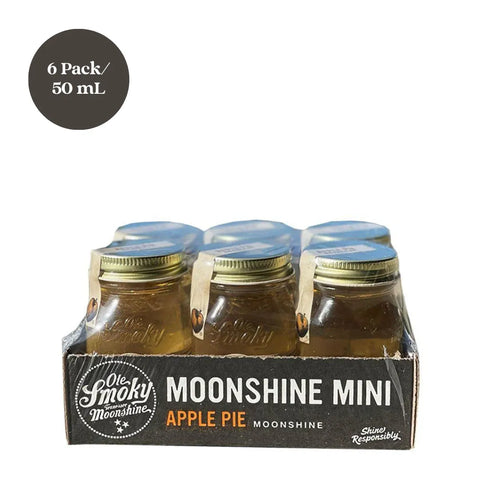 Ole Smoky Moonshine Mini Apple Pie Moonshine 6pk 50mL