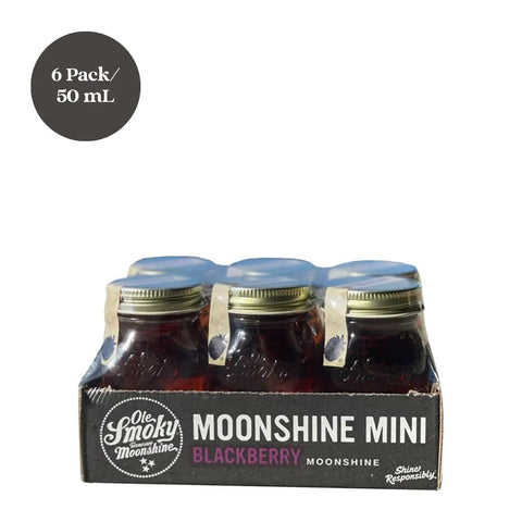 Ole Smoky Moonshine Mini Blackberry Moonshine 6pk 50mL