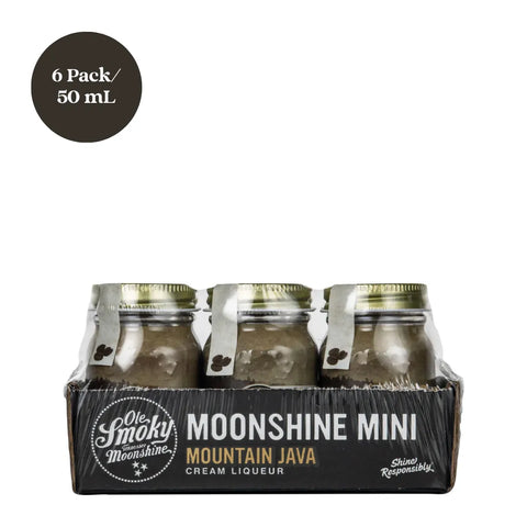 Ole Smoky Moonshine Mini Mountain Java Cream Liqueur 6pk 50mL