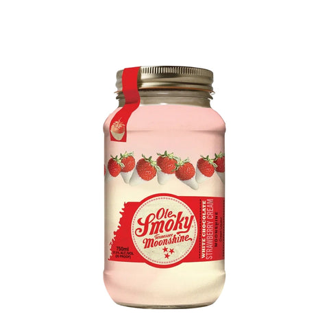 Ole Smoky White Chocolate Strawberry Cream Liqueur 750mL