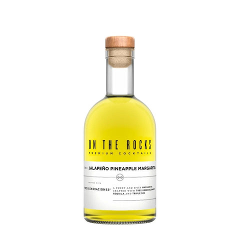 On The Rocks The Jalapeno Pineapple Margarita 375mL