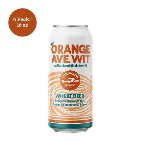 Coronado Orange Ave Wit Witbier Beer 6pk 16 fl oz cans