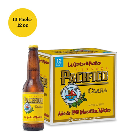 Pacifico Clara Lager Beer 12pk 12 fl oz Bottle