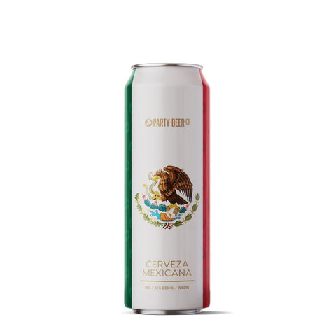 Party Beer LAFC Mexican Lager / Cerveza Mexicana 19.2 fl oz