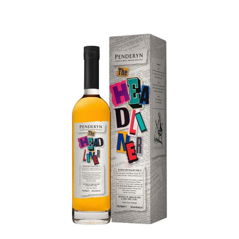 Penderyn Icons of Wales No.9 The Headliner Whisky 46% 700mL