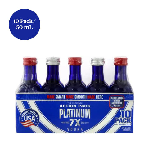 Platinum 7x Vodka 10pk 50mL