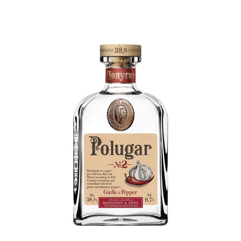 Polugar Garlic & Pepper Infused Vodka 750mL