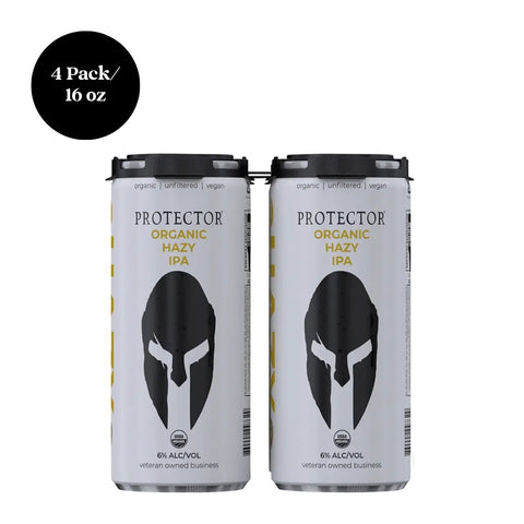Protector Organic Hazy IPA 4pk 16 fl oz