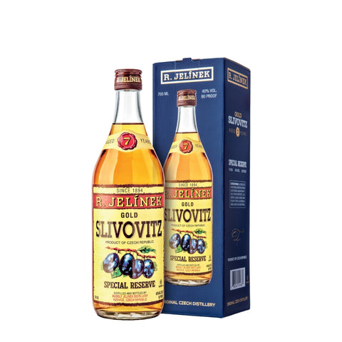 R Jelinek Gold Slivovitz Special Reserve Brandy 700mL