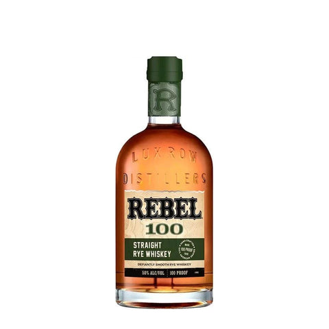 Rebel 100 Straight Rye Whiskey 750mL