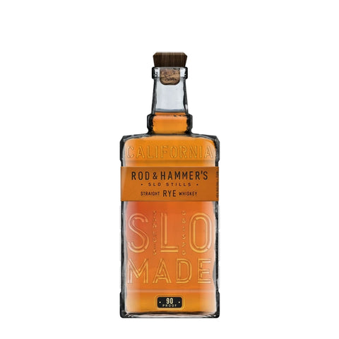 Rod & Hammer's SLO Stills Straight Rye Whiskey 750mL