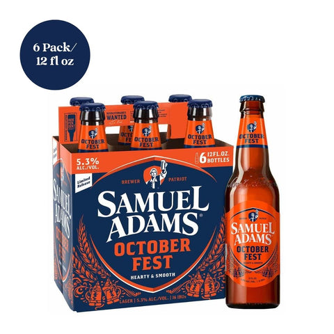Samuel Adams Octoberfest Hearty & Smooth Beer 6pk 12 fl oz