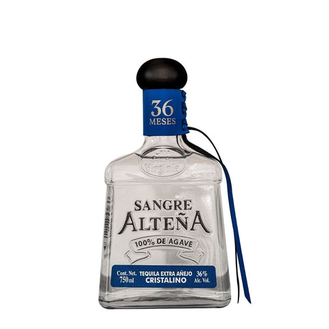 Sangre Alteña Tequila Extra Añejo Cristalino 750mL