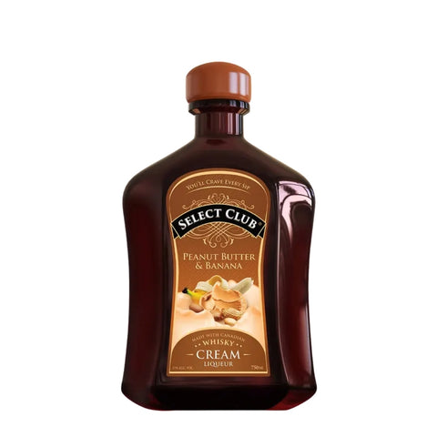 Select Club Peanut Butter Banana Canadian Whisky & Cream Liqueur 750mL