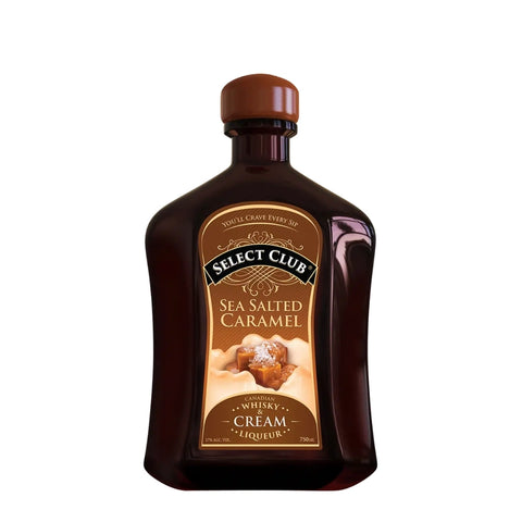 Select Club Sea Salted Caramel Canadian Whisky & Cream Liqueur 750mL