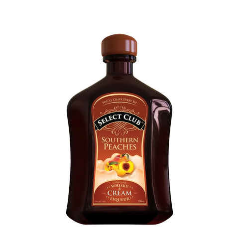 Select Club Southern Peaches Canadian Whisky & Cream Liqueur 750mL