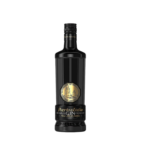 Sevillian Gin Premium Puerto de Indias Black Edition 750mL