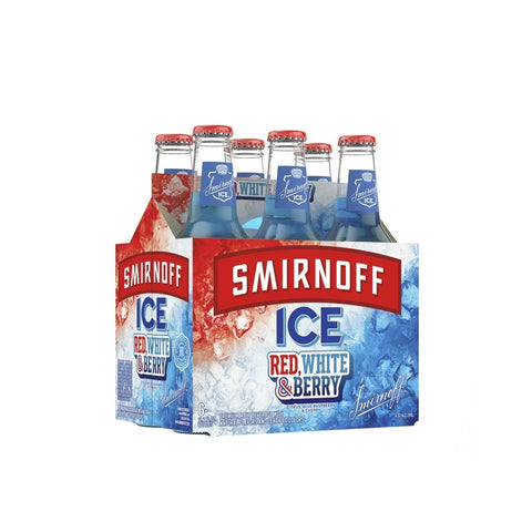 Smirnoff Ice Red White & Berry Malt Beverage 6pk 11.2oz Bottles