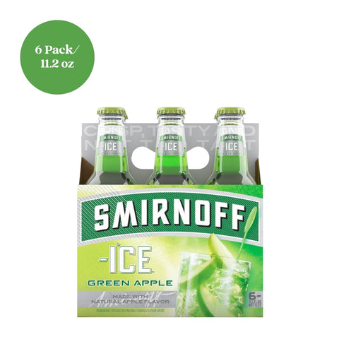 Smirnoff Ice Green Apple Malt Beverage 11.2 oz 6pk