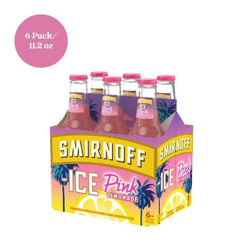 Smirnoff Ice Pink Lemonade Malt Beverage 11.2oz 6pk