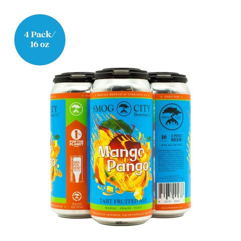 Smog City Mango Pango Beer 4pk 16 fl oz