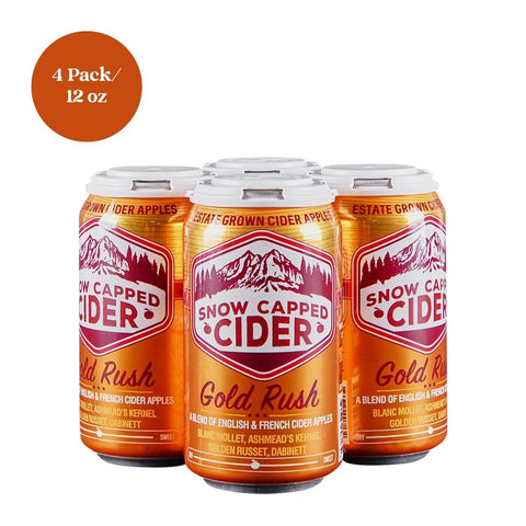 Snow Capped Gold Rush Cider 4pk 12 fl oz Cans