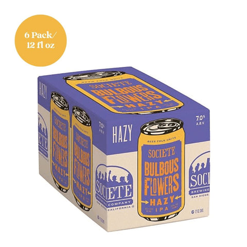 Societe Brewing Company Bulbous Flowers Hazy IPA Beer 6pk 12 fl oz Cans