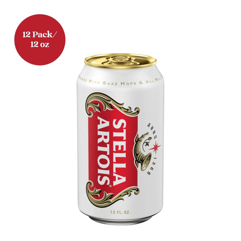 Stella Artois Beer 12pk 12 fl oz cans