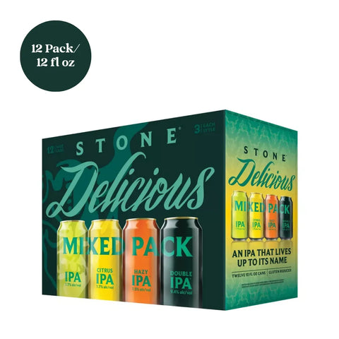 Stone Delicious Mixed Pack Beer 12pk 12 fl oz cans