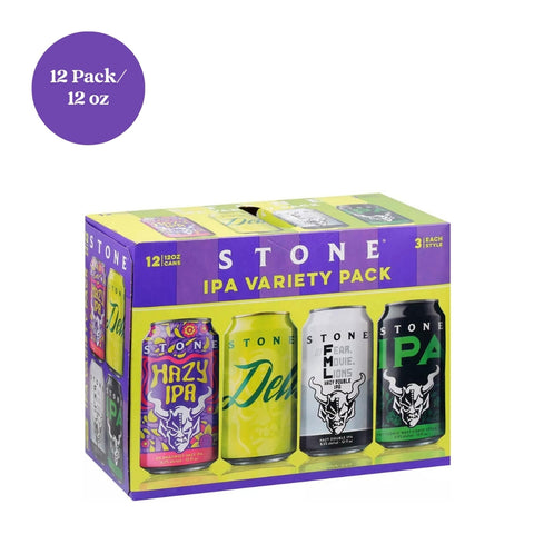 Stone IPA Variety Pack 12pk 12 fl oz cans