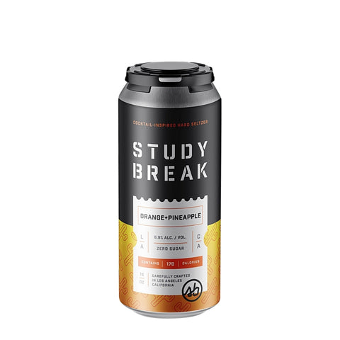 Study Break Orange Pineapple Hard Seltzer 19.2 fl oz