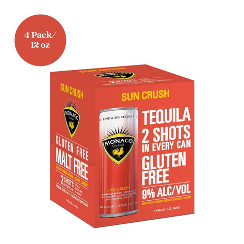 Sun Crush Beer 4pk 12 fl oz cans