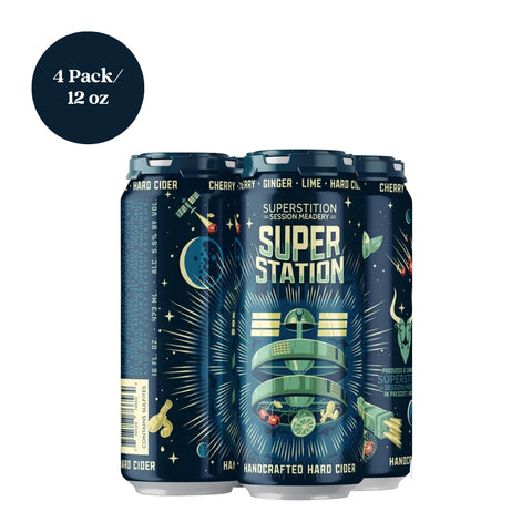 Superstition Cider House Super Station 12 fl oz 4pk