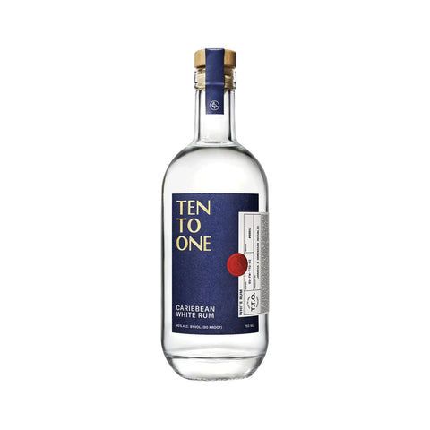 Ten To One Caribbean White Rum 750ml