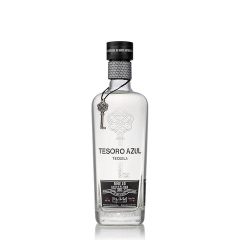 Tesoro Azul Tequila Añejo Cristalino 750mL