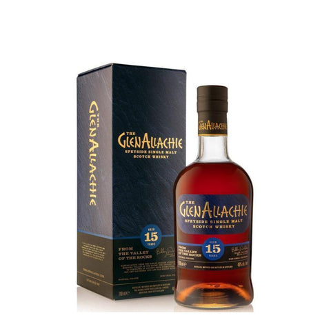 The GlenAllachie Speyside Single Malt Aged 15 Years Whisky 46% 700mL