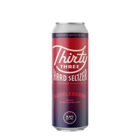 Thirty Three Hard Seltzer Huckleberry 19.2 fl oz