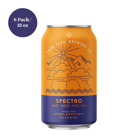 Topa Topa Brew Co Spectro Hazy India Pale Ale Beer 12 fl oz 6pk