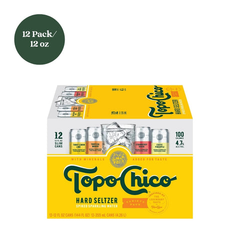 Topo Chico Spiked Variety Hard Seltzer 12pk 12 fl oz